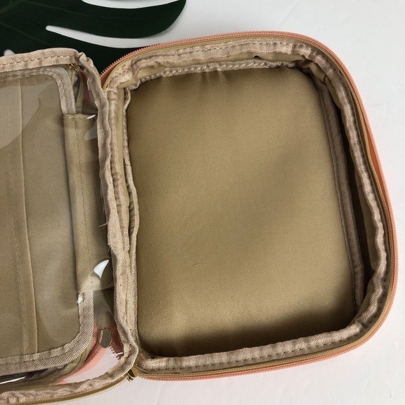 NWT travel makeup bag peach pink - Picture 5 of 9